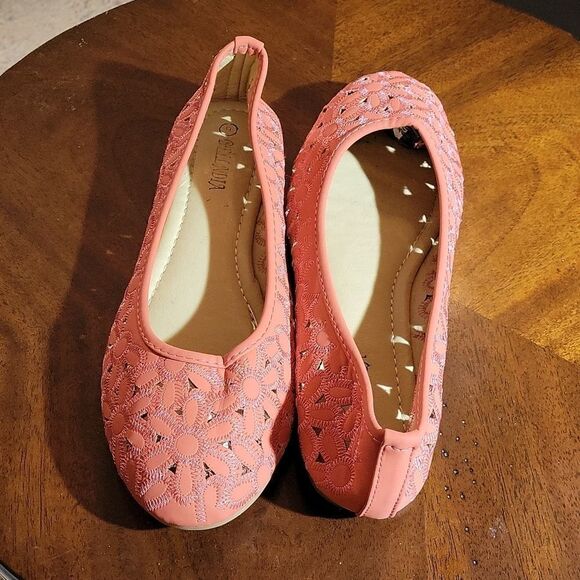 BELLADIA FLORAL PATTERN DESIGN WOMEN"S BALLET  ROUND TOE FLAT SHOE - Picture 14 of 14